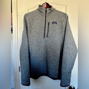 Men’s Patagonia Better Sweater 1/4 Zip Fleece Size L